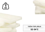 Parafinski vosak bele boje - ploča od 5 kg