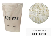 Meki biljni sojin vosak u obliku pahuljica - 25 kg Meki biljni sojin vosak u obliku pahuljica - 25 kg