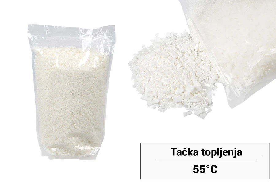 Mešavina sojinog i kokosovog voska (čvrsti) - 1kg