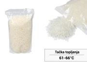 Beli pčelinji vosak u granulama (čvrsti) - 1kg