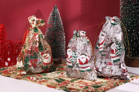 Božićna bela vrećica od tila 270x370 mm - 25 kom-grupa_slika