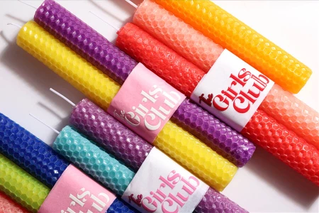 Komplet za izradu sveća od pčelinjeg voska u raznim bojama (5 listova)-grupa_slika