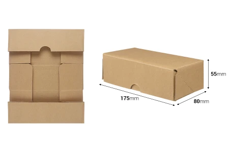 Kartonska kutija za pakovanje 170x80x55 mm od troslojnog kartona, samosklapajuća - 10 kom-2