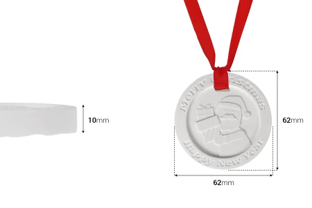 Gipsani viseći osveživač prostora u raznim Božićnim dizajnima 62x10 mm sa trakom (sa mirisom)-dimenzije_slike