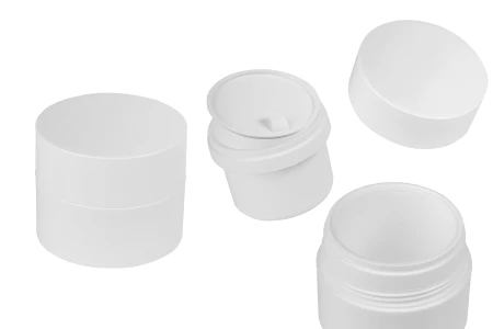 Plastična dopunjiva teglica 30mL sa zatvaračem i plastičnim međupoklopcem-slika_proizvoda