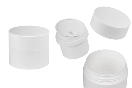 Plastična dopunjiva teglica 50mL sa zatvaračem i plastičnim međupoklopcem-slika_proizvoda