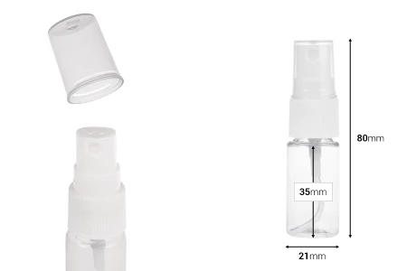 PET flašica 10mL sa sprejom u dve boje i zatvaračem - 12 kom-dimenzije_slike