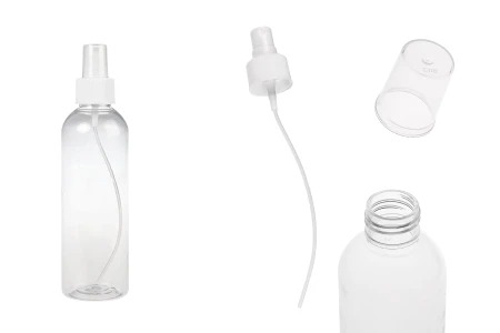 Providna PET flašica 200mL za lagane masne supstance sa sprejom i zatvaračem  - 12 kom-slika_proizvoda