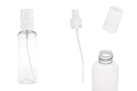 Plastična PET flašica 150mL za kreme sa pumpicom i zatvaračem - 12 kom-slika_proizvoda