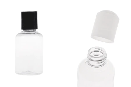 PET providna flašica 50mL sa disk top zatvaračem u dve boje - 12 kom-slika_proizvoda