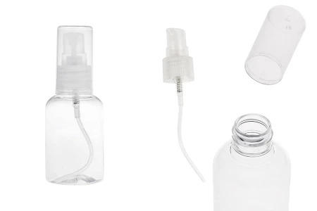 Providna PET flašica 50mL za kreme sa pumpicom - 12 kom-slika_proizvoda