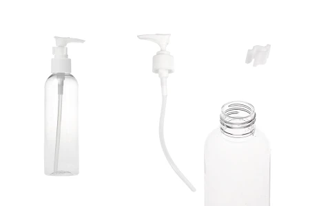 Plastična PET Flašica 180mL sa pumpicom za šampon - 12 kom-slika_proizvoda