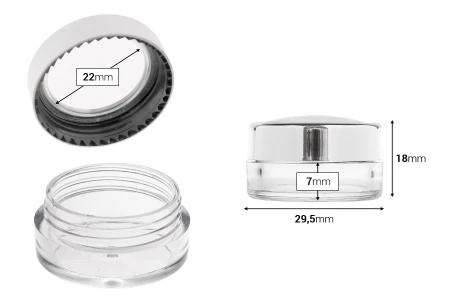 Providna akrilna teglica od 5 ml sa poklopcem - 12 kom.-dimenzije_slike
