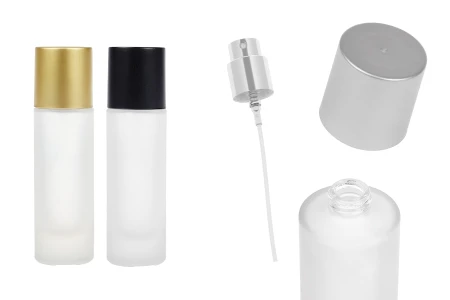 Peskirana parfemska bočica od 30mL sa raspršivačem i zatvaračem u raznim MAT bojama-slika_proizvoda