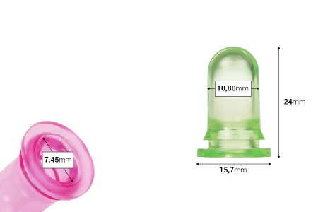 Gumica od gume u raznim bojama, za pipete od 5 do 100mL-2