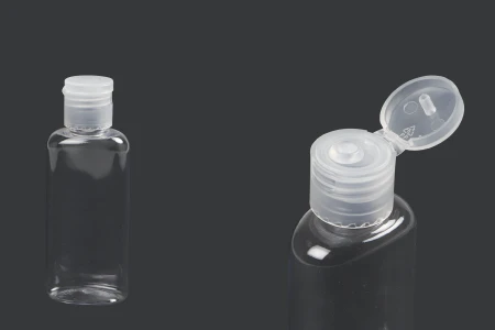 PET ovalna bočica 60 ml sa flip top zatvaračem za antiseptik-2