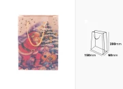 Božićna kesa sa ručkom od kanapa 150x60x200mm, u 4 dizajna - 20 kom-dimenzije_slike