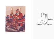 Božićna kesa sa ručkom od kanapa 190x80x240mm, u 4 dizajna - 20 kom-dimenzije_slike