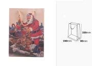 Božićna kesa sa ručkom od kanapa 240x80x330mm, u 4 dizajna - 20 kom-dimenzije_slike