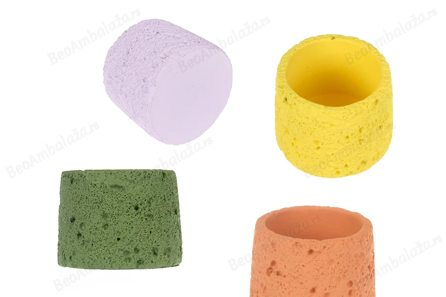 Cementna dekorativna posuda za sveće 80x60 mm u raznim bojama-slika_proizvoda