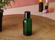 Zelena staklena bočica za etarska ulja 30mL, sa grlom PP18 - bez zatvarača-slika_360