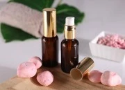 Staklena bočica 20mL za etarska ulja u braon boji, sa grlom PP18