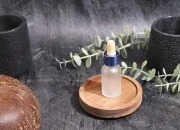 Providna staklena bočica od peskiranog stakla za etarska ulja 15mL, sa grlom PP18 - bez zatvarača-slika_360