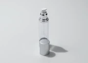 Airless akrilna bočica 50mL za kreme sa aluminijumskom osnovom i zatvaračem u 2 boje Airless akrilna bočica 50mL za kreme sa aluminijumskom osnovom i zatvaračem u 2 boje