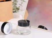 Staklena providna teglica 50mL za kremu - bez zatvarača