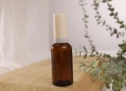 Braon staklena bočica za etarska ulja 50mL, sa grlom PP18 - bez zatvarača-slika_360