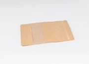 Kraft DoyPack kesice 180x80x280 mm sa zip zatvaranjem, prozorom, unutrašnjom i spoljašnjom providnom oblogom i mogućnošću termo zatvaranja  - 50 kom