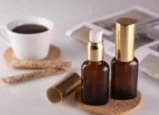 Staklena ovalna karamel bočica za etarska ulja 20mL, sa grlom PP18-slika_360