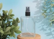 Četvrtasta pljosnata bočica 100mL za parfem, 18/415