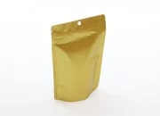 Aluminijumske DoyPack kesice sa zip zatvaranjem, prozorom, ovalnim dnom i sa mogućnošću termo lepljenja 140x40x200mm - 100kom