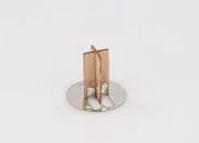 Drveni krstasti fitilj 10x20 mm sa metalnom osnovom za sveću - 25 kom-slika_360