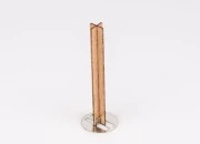 Drveni krstasti fitilj 10x70 mm sa metalnom osnovom za sveću - 25 kom Drveni krstasti fitilj 10x70 mm sa metalnom osnovom za sveću - 25 kom