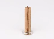 Drveni krstasti fitilj 13x60 mm sa metalnom osnovom za sveću - 25 kom Drveni krstasti fitilj 13x60 mm sa metalnom osnovom za sveću - 25 kom