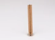 Drveni krstasti fitilj 13x100 mm sa metalnom osnovom za sveću - 25 kom-slika_360