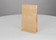 Kraft DoyPack kesice 140x60x240 mm sa zip zatvaranjem, prozorom, unutrašnjom i spoljašnjom providnom oblogom i mogućnošću termo zatvaranja  - 50 kom