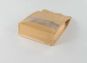 Kraft DoyPack kesice 200x80x300 mm sa zip zatvaranjem, prozorom, unutrašnjom i spoljašnjom providnom oblogom i mogućnošću termo zatvaranja - 50 kom Kraft DoyPack kesice 200x80x300 mm sa zip zatvaranjem, prozorom, unutrašnjom i spoljašnjom providnom oblogom i mogućnošću termo zatvaranja - 50 kom