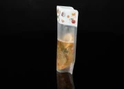 Providna plastična DoyPack kesica sa zip zatvaranjem od 450ml, sa otvorima za prste i rupicama za slamčicu - 50 kom