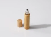 Roll on bočica 10mL sa oblogom od bambusa (staklena iznutra) i metalnom kuglicom - 6 kom