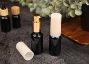 Staklena crna bočica za etarska ulja 20mL, sa grlom PP18-slika_360