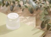 Staklena peskirana providna teglica 10mL za kreme - bez zatvarača