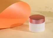 Staklena teglica za kreme 50mL u beloj boji - bez zatvarača
