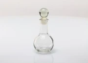 Okrugla staklena flaša 100mL sa staklenim čepom - (minimalna porudžbina 1 kutija)