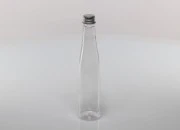 Plastična providna flašica 150mL sa aluminijumskim zatvaračem i zaptivkom - 12 kom