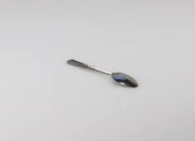 Srebrna metalna kašičića - 9,5 cm Srebrna metalna kašičića - 9,5 cm