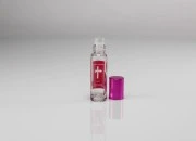 Staklena roll-on bočica 10mL sa staklenom kuglicom, krstom na crvenoj nalepnici i aluminijumskim zatvaračem - 12 kom Staklena roll-on bočica 10mL sa staklenom kuglicom, krstom na crvenoj nalepnici i aluminijumskim zatvaračem - 12 kom-slika_360