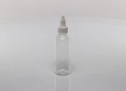 Flašica PET 100mL providna sa belim twist up zatvaračem "unicorn" za elektronske cigarete - 50 kom Flašica PET 100mL providna sa belim twist up zatvaračem "unicorn" za elektronske cigarete - 50 kom